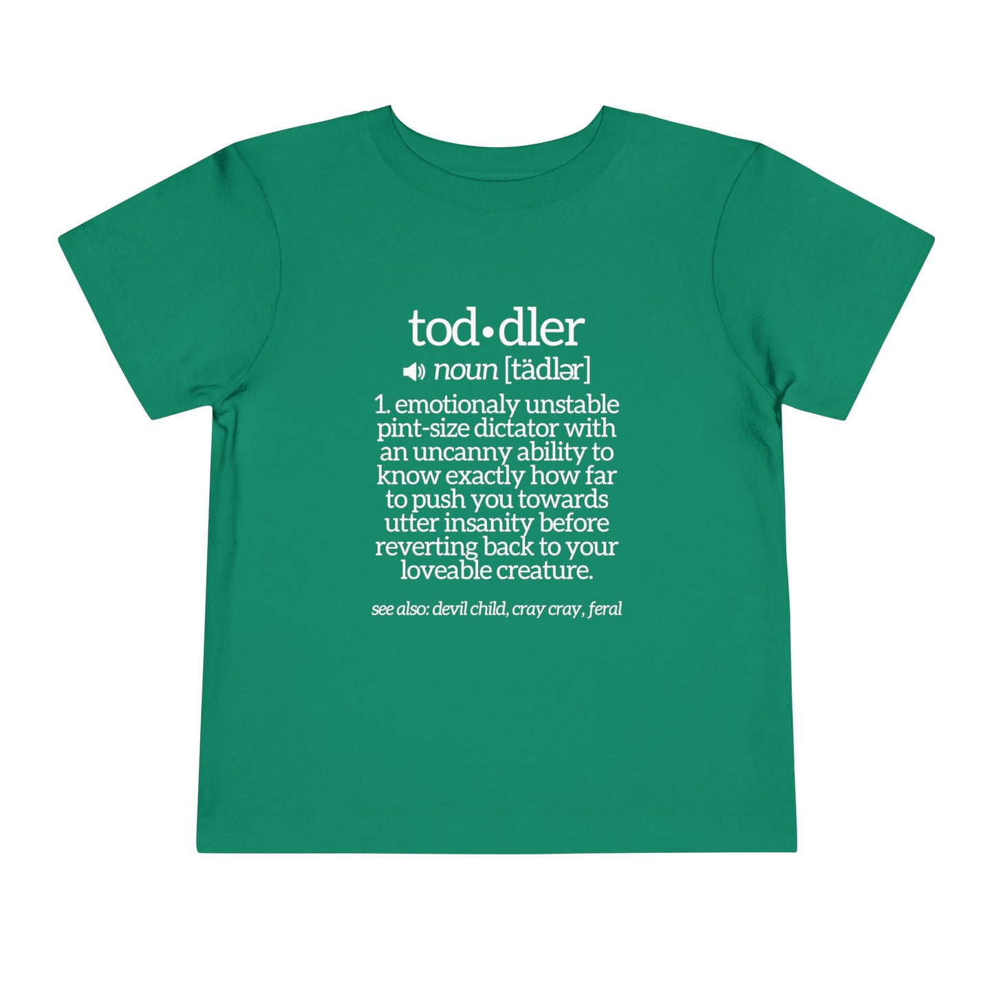 Funny Toddler Definition Toddler Tee