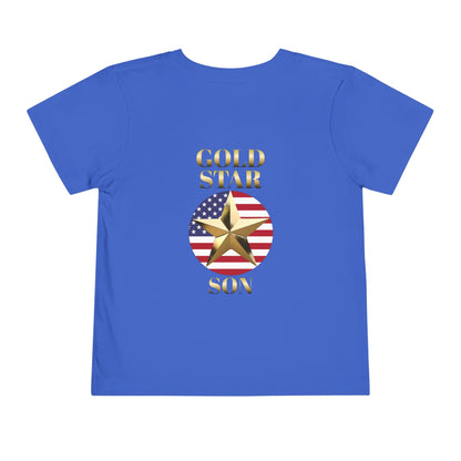 Gold Star Son Forever Proud Toddler Tee