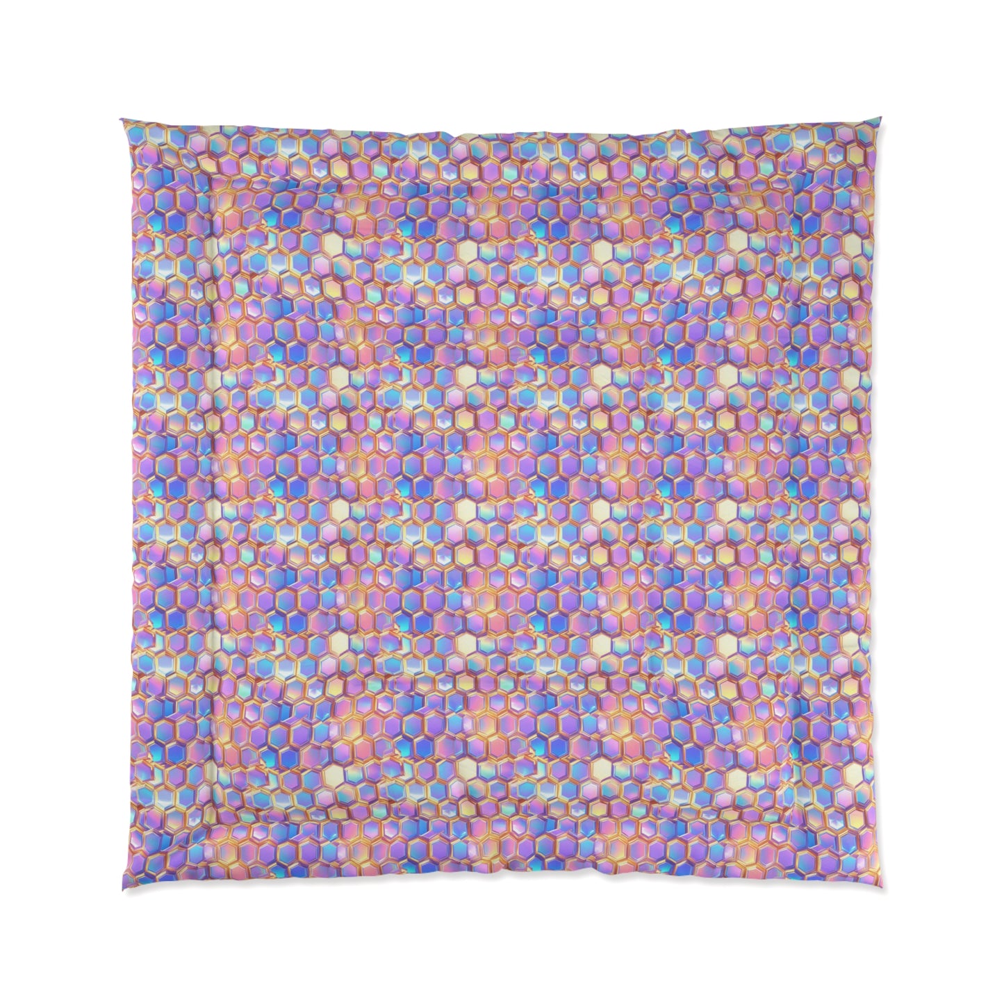 Aurora Hexagons Comforter