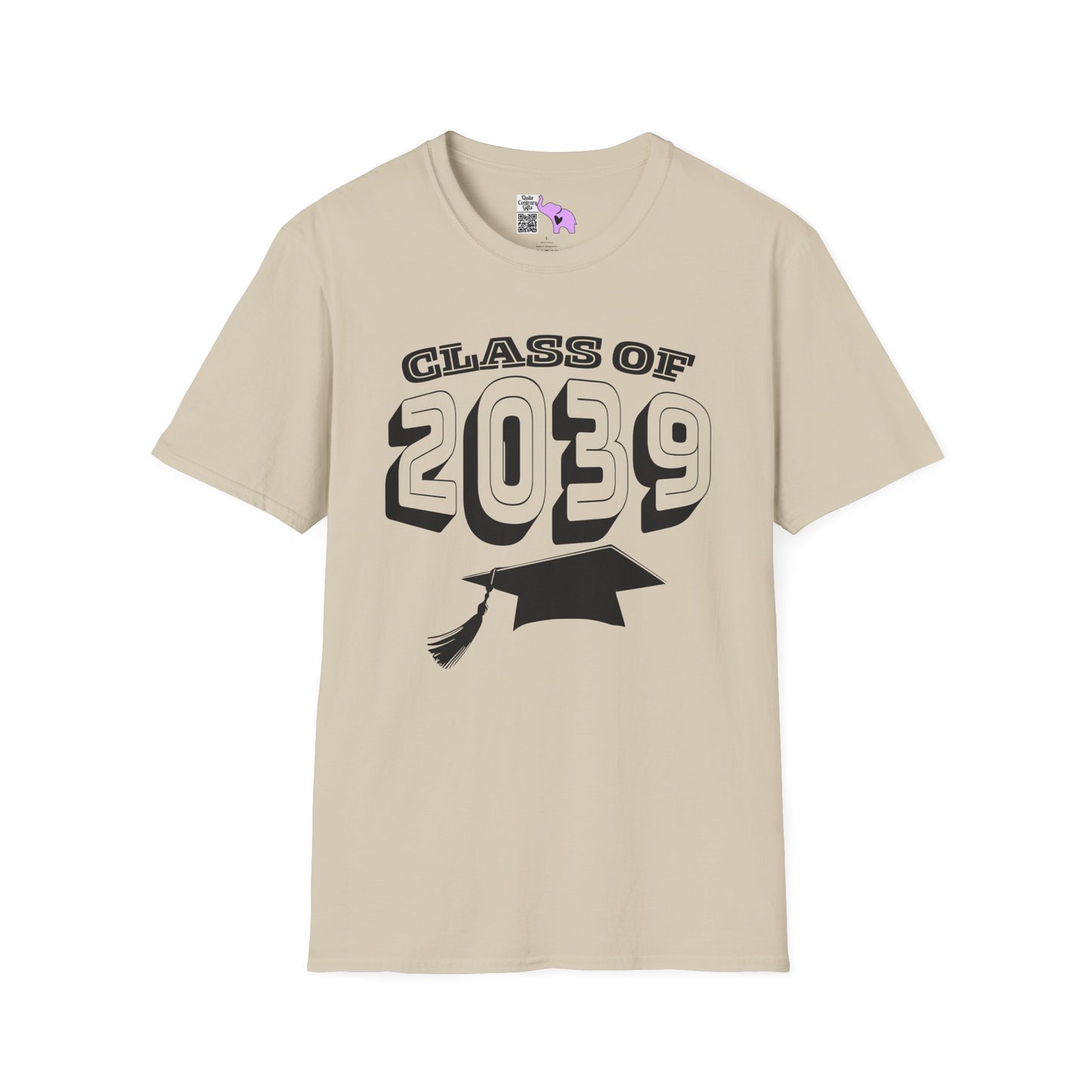 Class of 2039 Unisex Tshirt for 2026/27 Kindergarteners