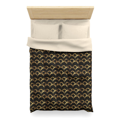 Gilded Elegance Microfiber Duvet Cover