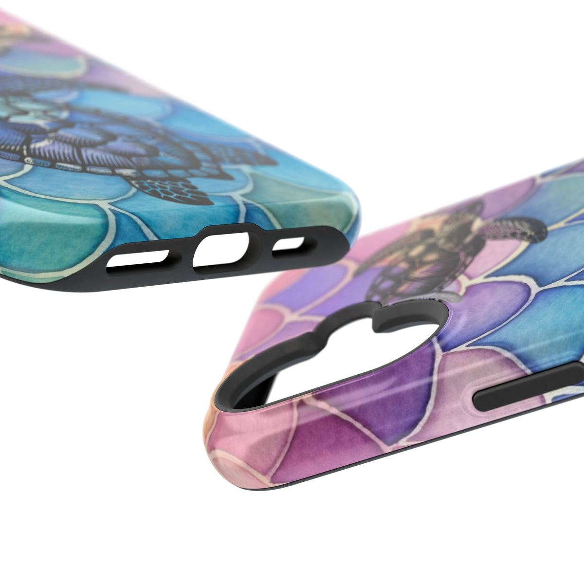 Sea Turtle Silhouette MagSafe® Compatible Tough Case for iPhone