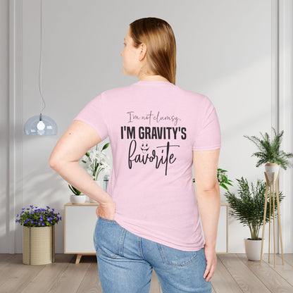 I'm Not Clumsy I'm Gravity's Favorite Adult T-shirt
