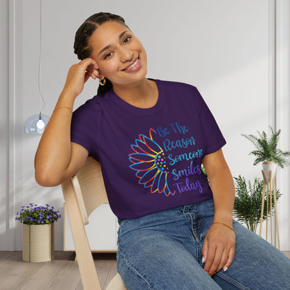 Be The Reason Someone Smiles Today Adult T-shirt