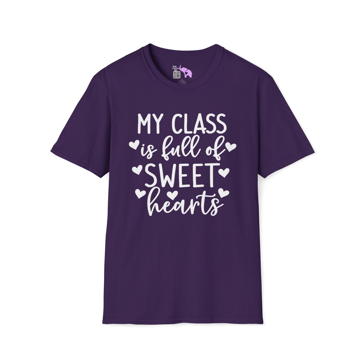 My Class is Full of Sweet Hearts Adult T-shirt