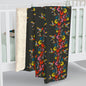 Hummingbirds & Hibiscus Flowers Sherpa Fleece Blanket