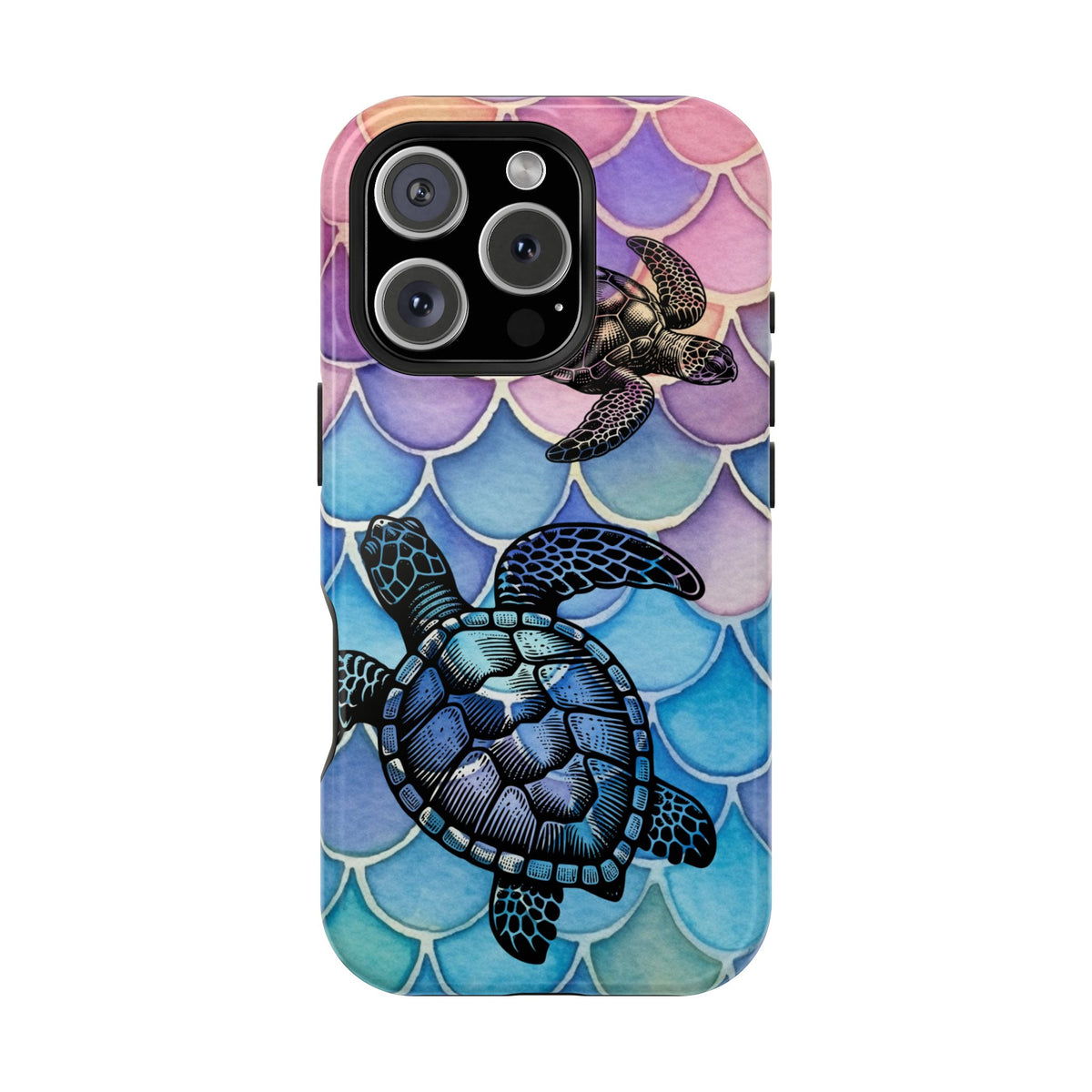 Sea Turtle Silhouette MagSafe® Compatible Tough Case for iPhone
