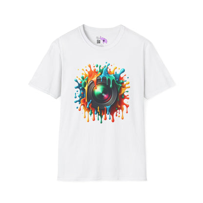 Colorful Camera Lens Adult T-shirt
