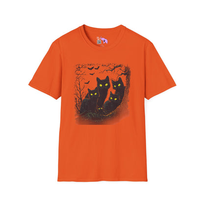 Black Cats Adult T-shirt