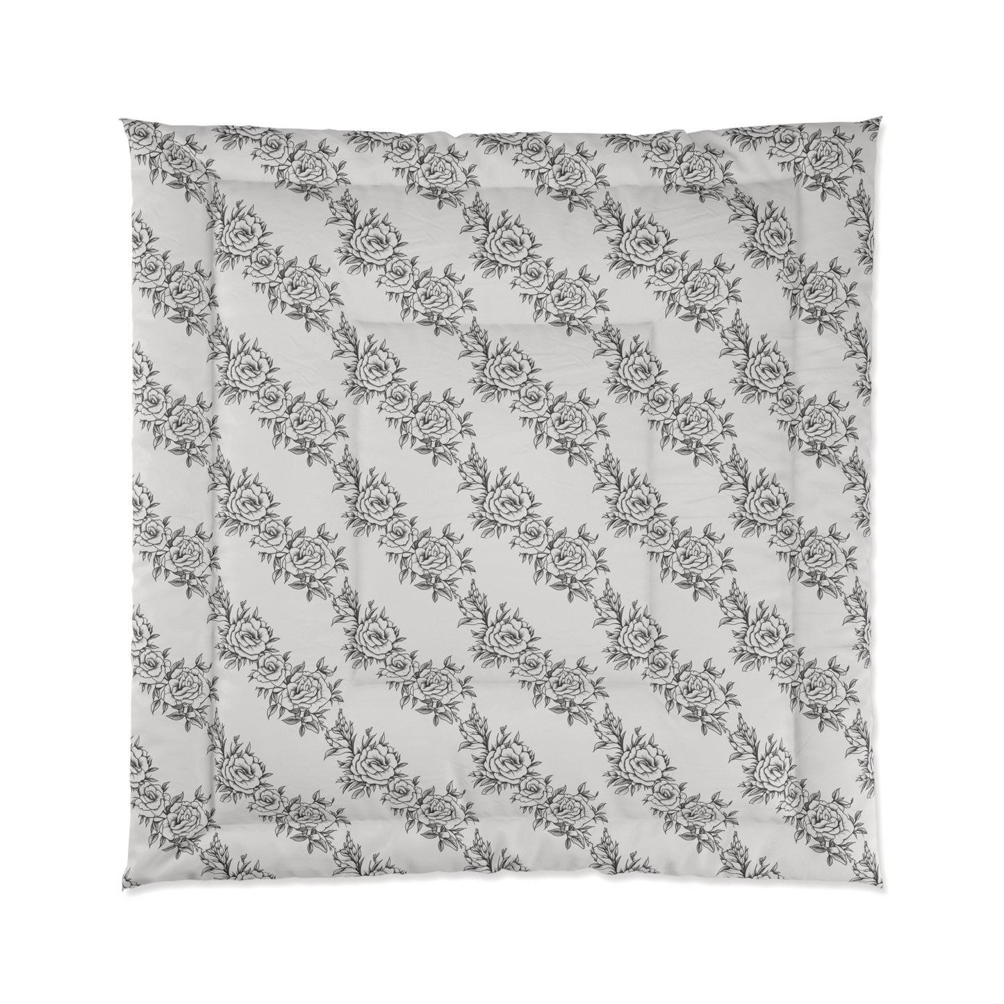 Midnight Rose Sketch Comforter