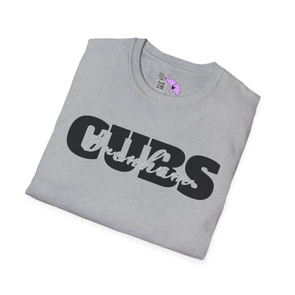 Brenham Cubs Double Text Adult T-shirt
