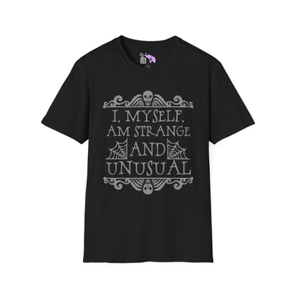 Beetlejuice I Myself Am Strange and Unusual Adult T-shirt