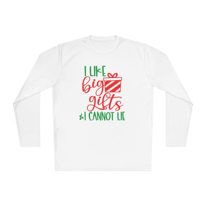 I Like Big Gifts & I Cannot Lie Adult Long Sleeve Tee