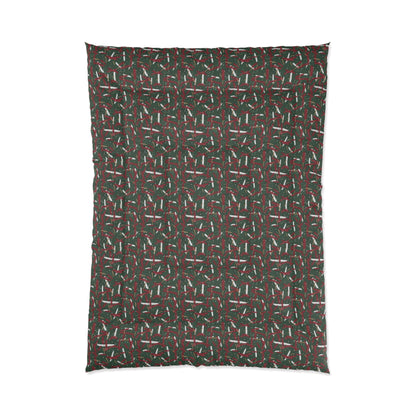 Holiday Brushstrokes Comforter