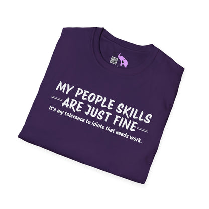 My People Skills Are Just Fine... Adult T-shirt