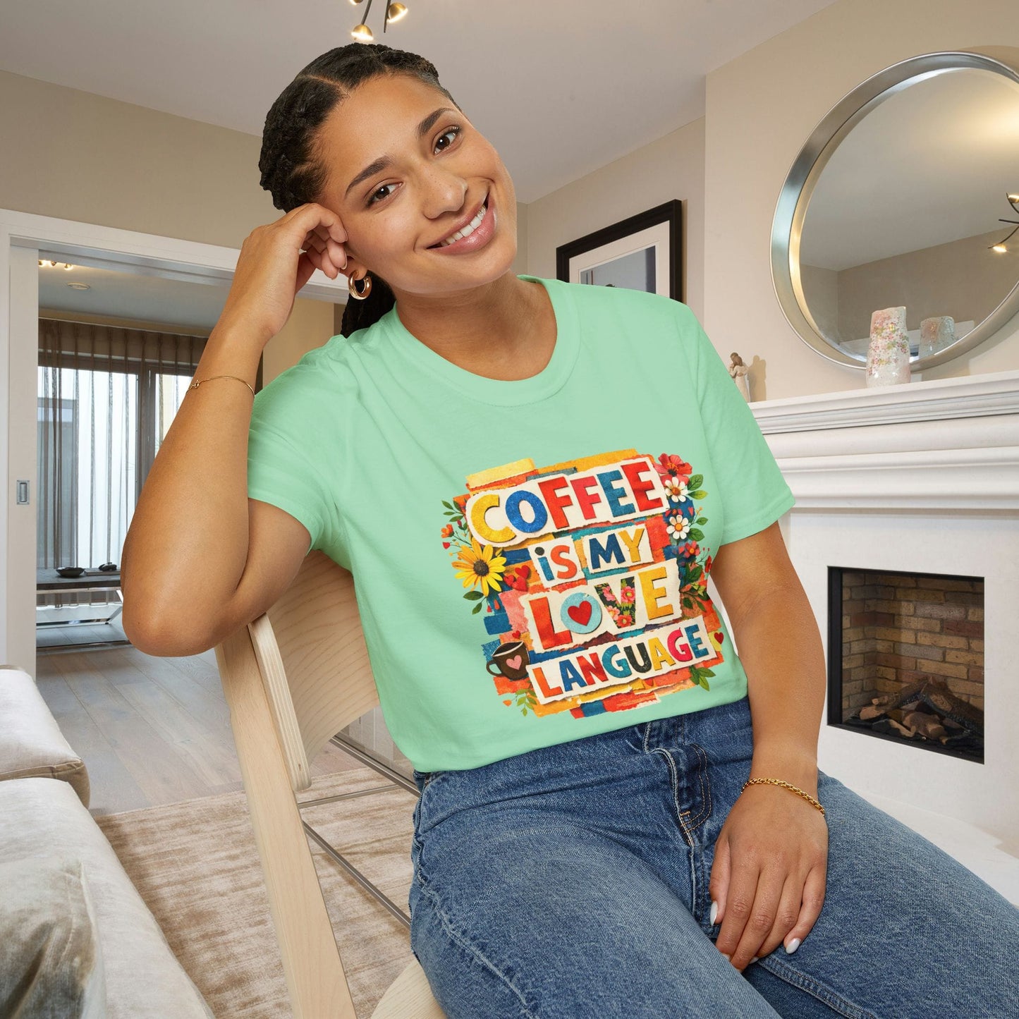 Coffee Is My Love Language Adult T-shirt
