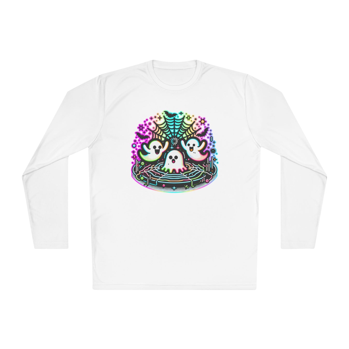 Neon Boo Adult Long Sleeve Tee