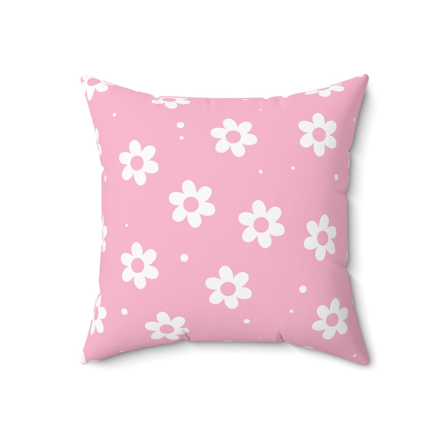 Pretty Petals & Dots Throw Pillow