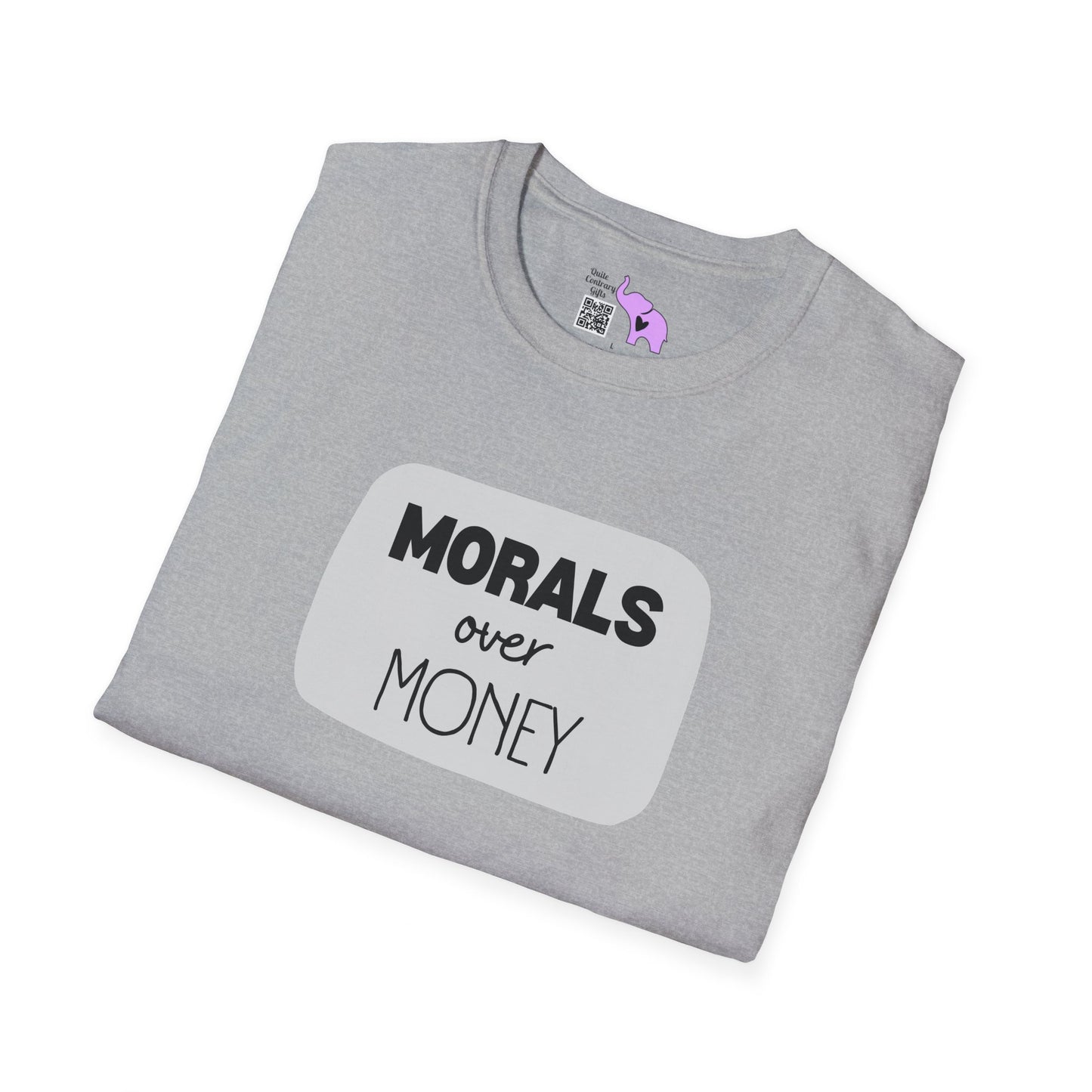 Morals over Money T-shirt