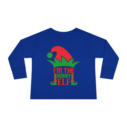 I'm The Hungry Elf Toddler Long Sleeve Tee