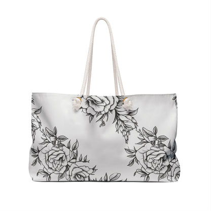 Midnight Rose Sketch Weekender Bag
