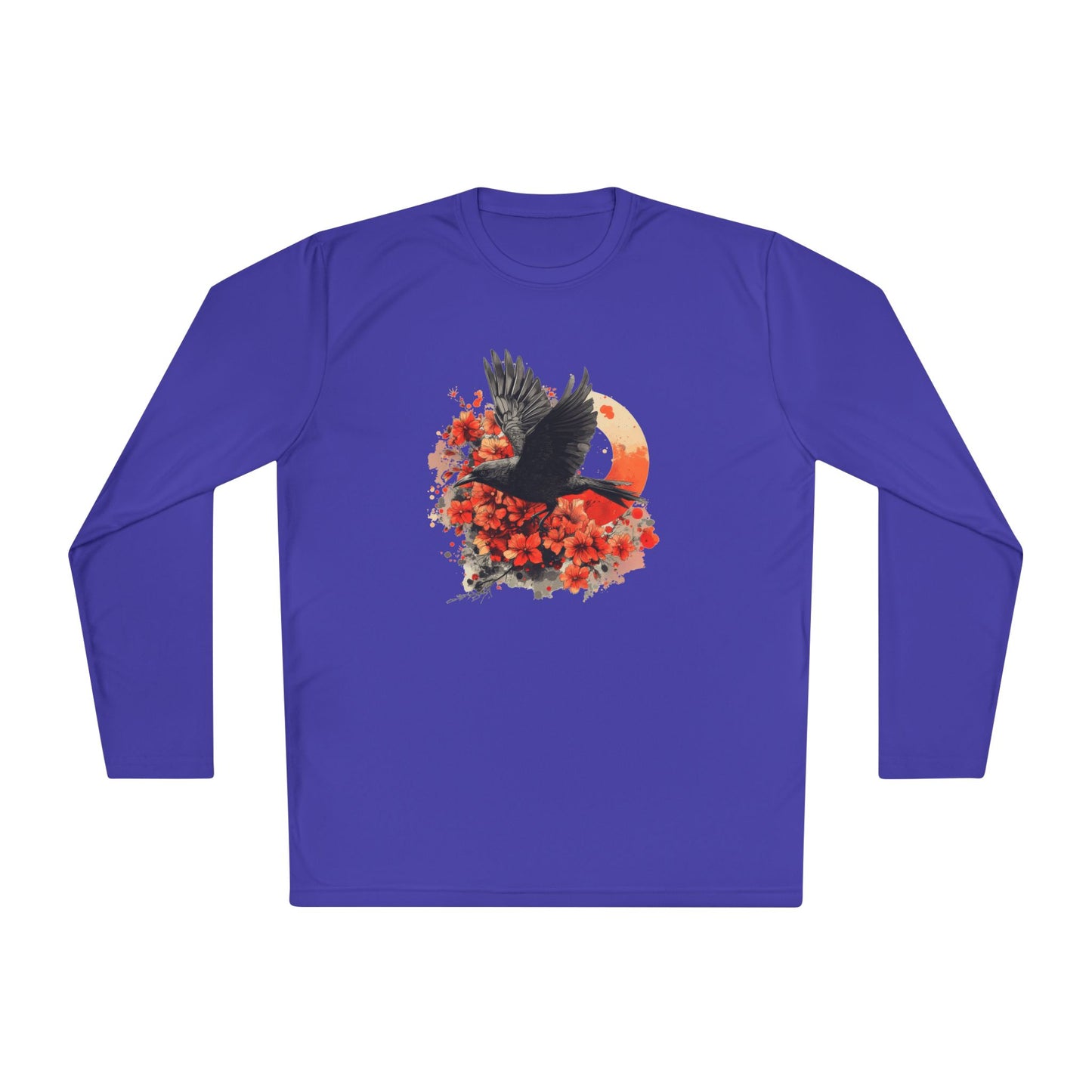 Halloween Crows Adult Long Sleeve Tee