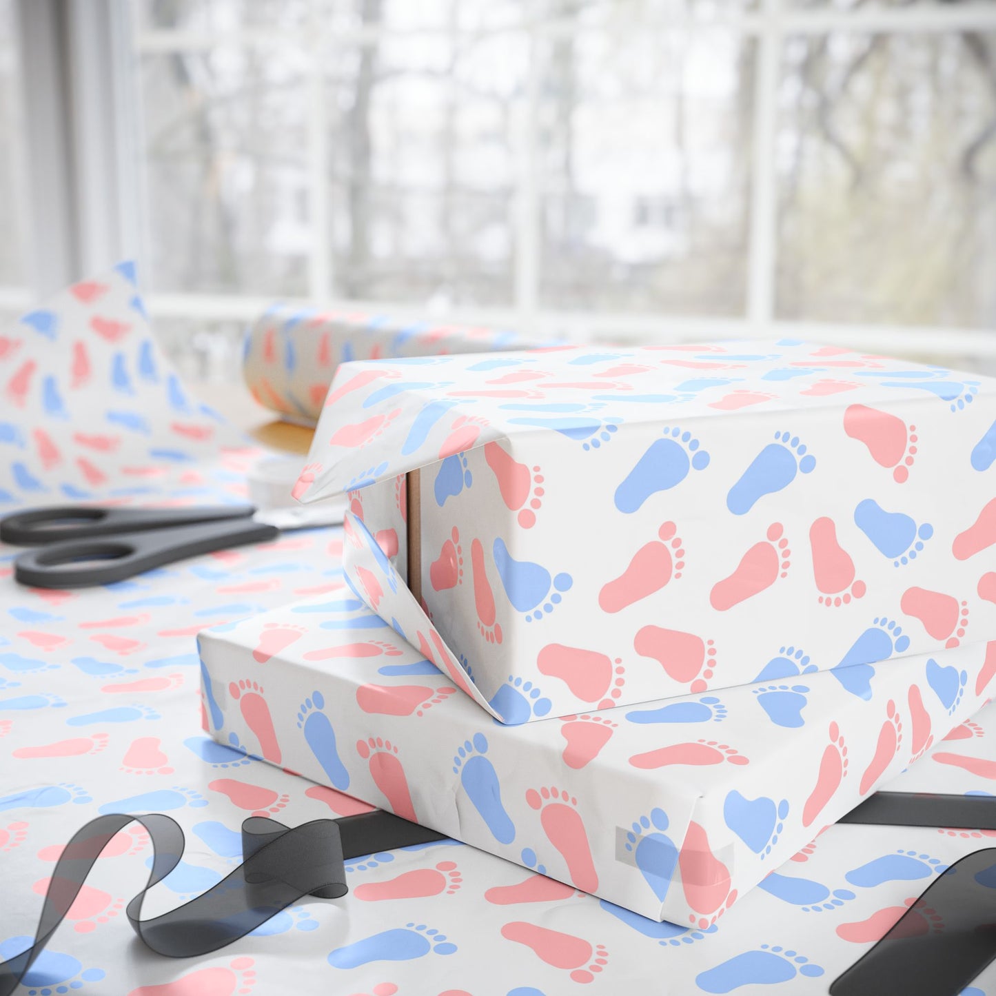 Tiny Steps of Love Wrapping Paper