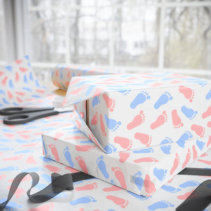 Tiny Steps of Love Wrapping Paper