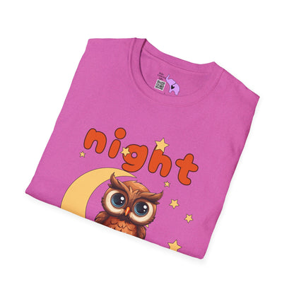 Night Owl Adult T-shirt