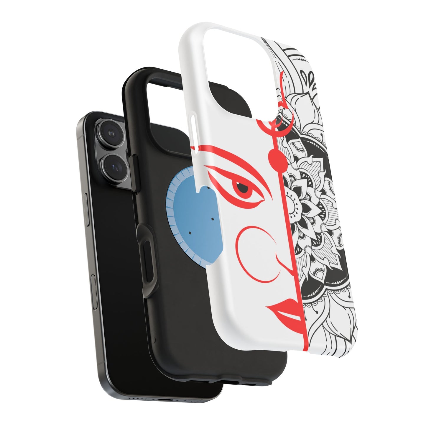 Goddess Durga Mata w/Manala MagSafe® Compatible Tough Case for iPhone