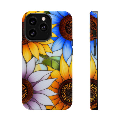 Colorful Sunflowers MagSafe® Compatible Tough Case for iPhone