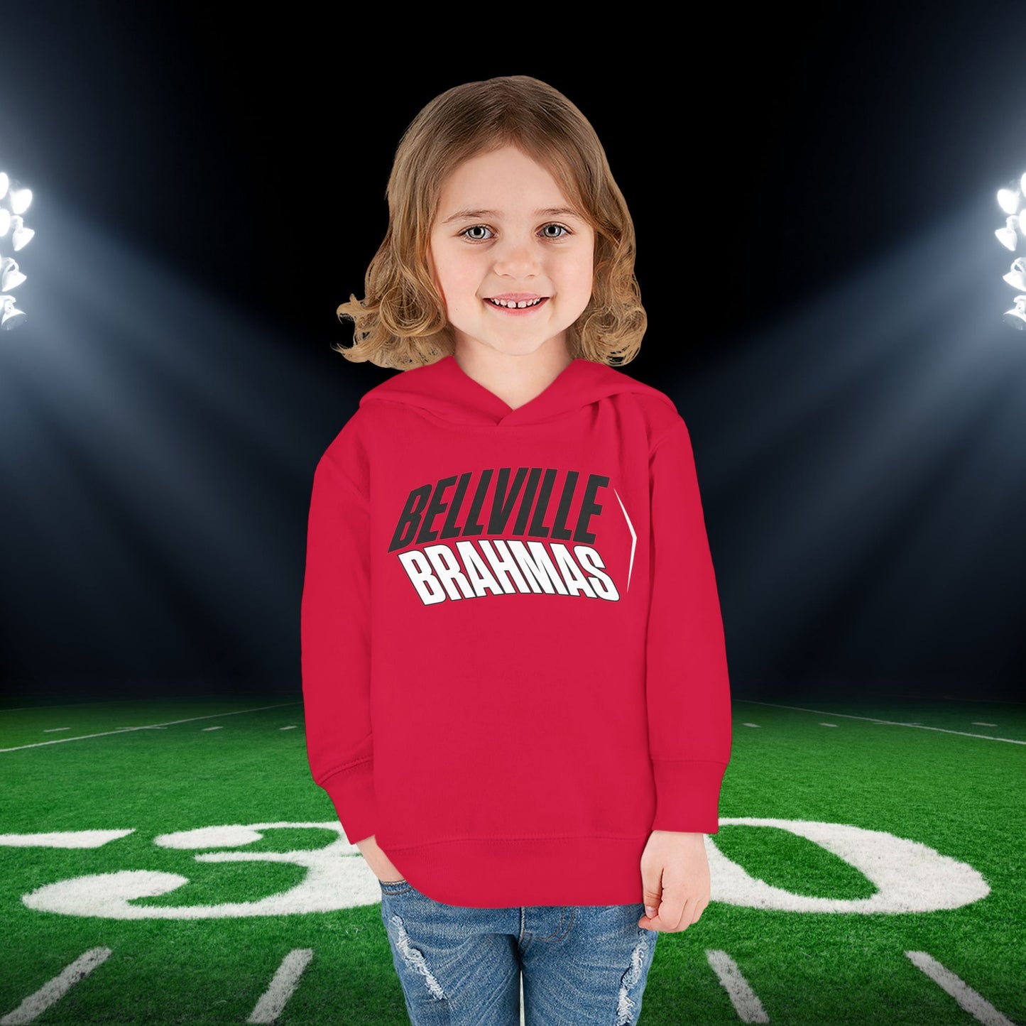 Bellville Brahmas (Angled) Toddler Hoodie