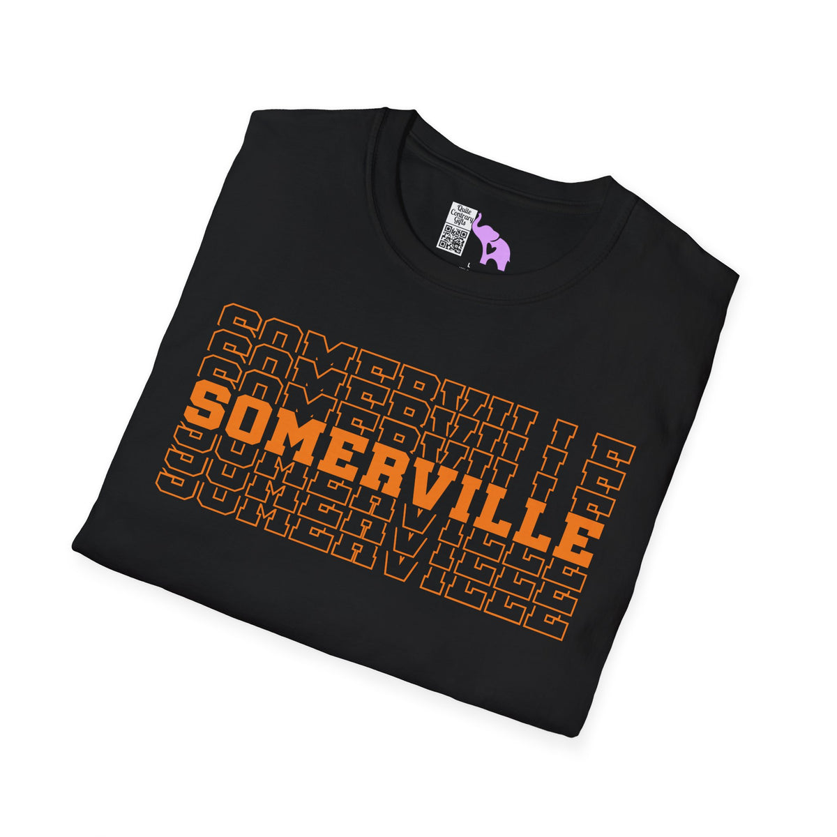 Somerville (Stacked) Adult T-shirt