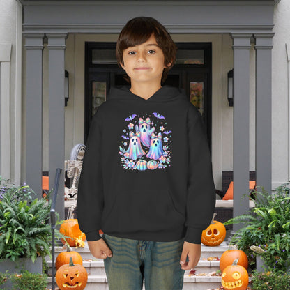 Haunted in Pastels Youth Heavy Blend Hoodie