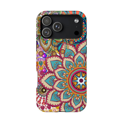 Colorful Mandala MagSafe® Compatible Tough Case for iPhone