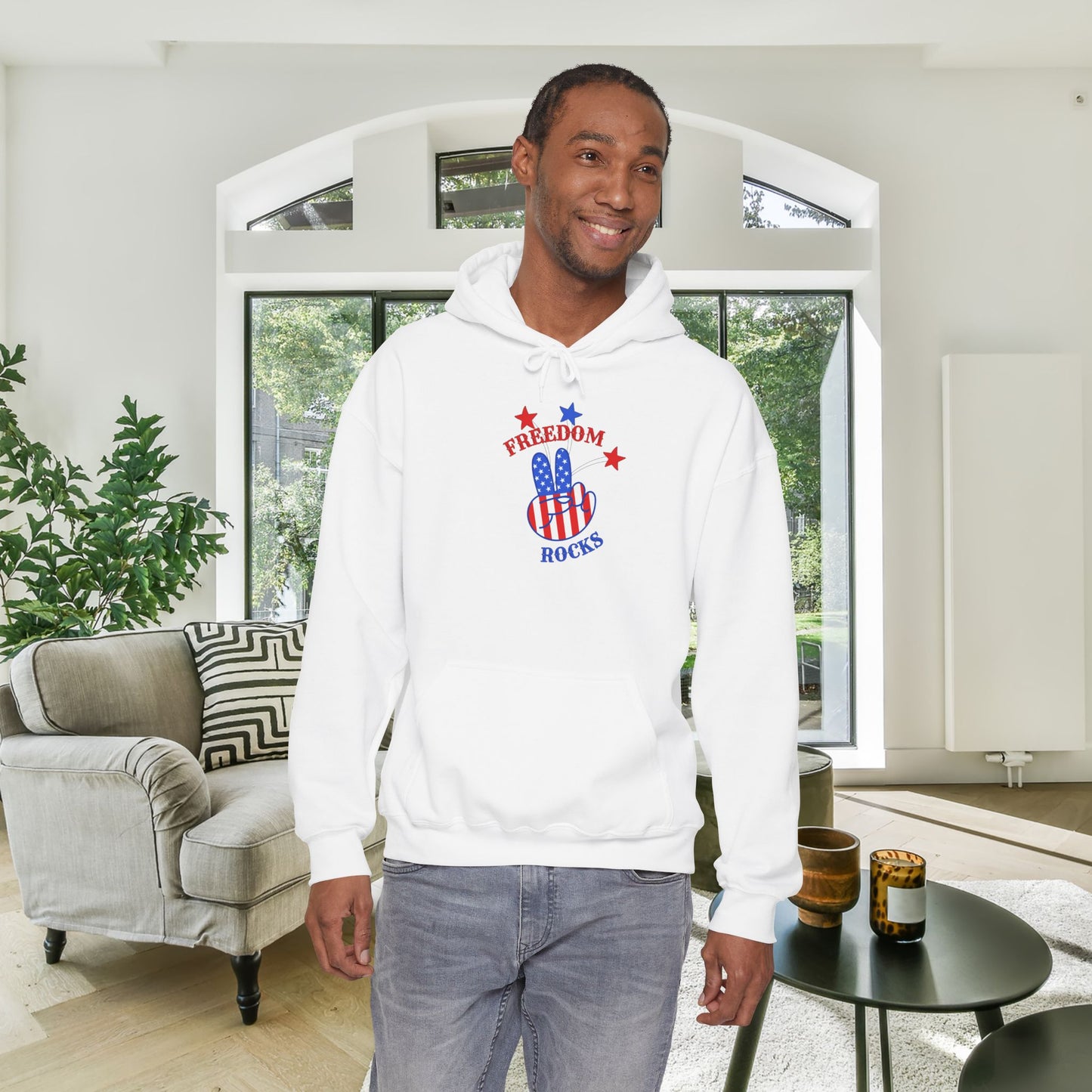 Freedom Rocks Heavy Blend™ Hooded Sweatshirt