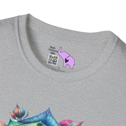 Colorful Rose Adult T-shirt