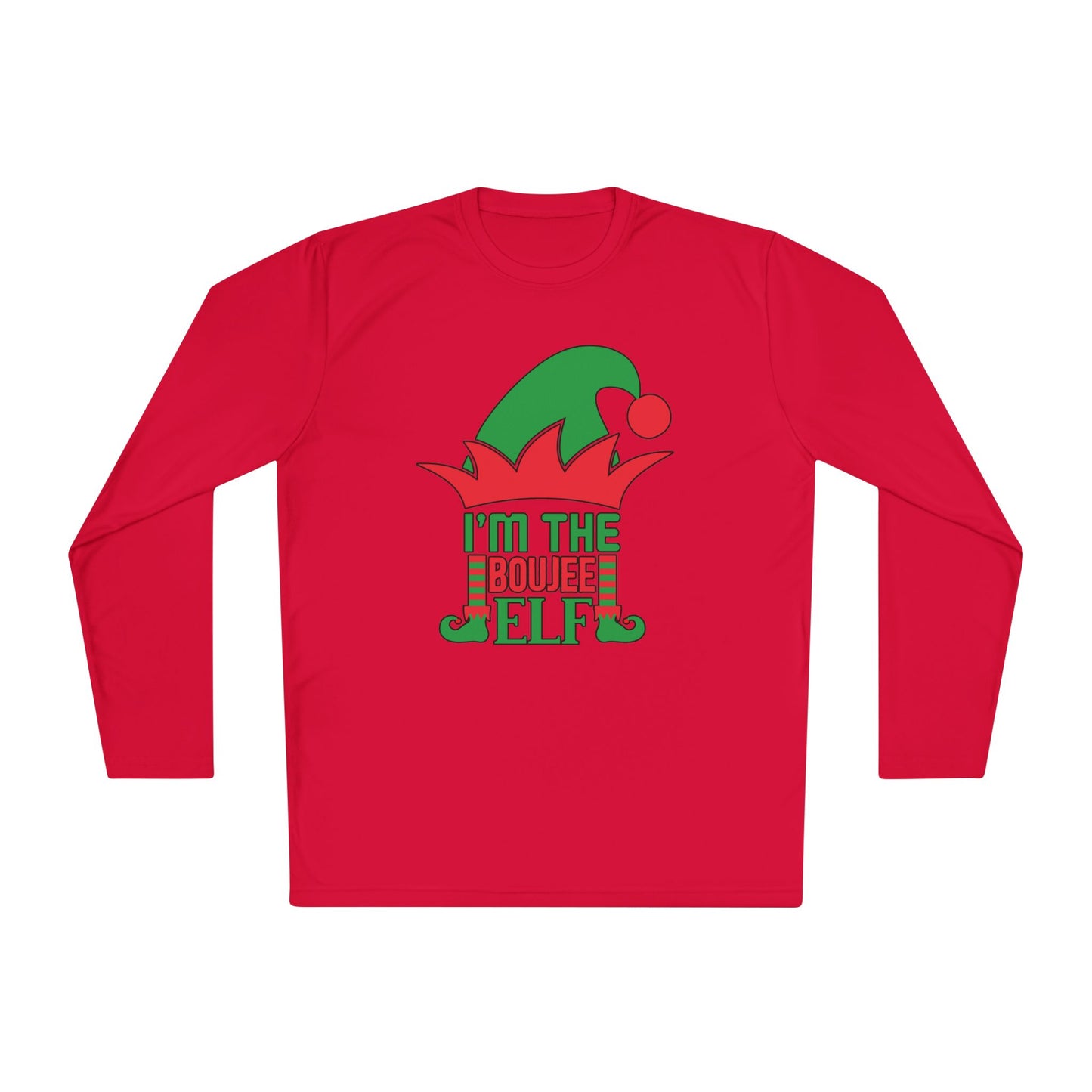 I'm The Boujee Elf Adult Long Sleeve Tee