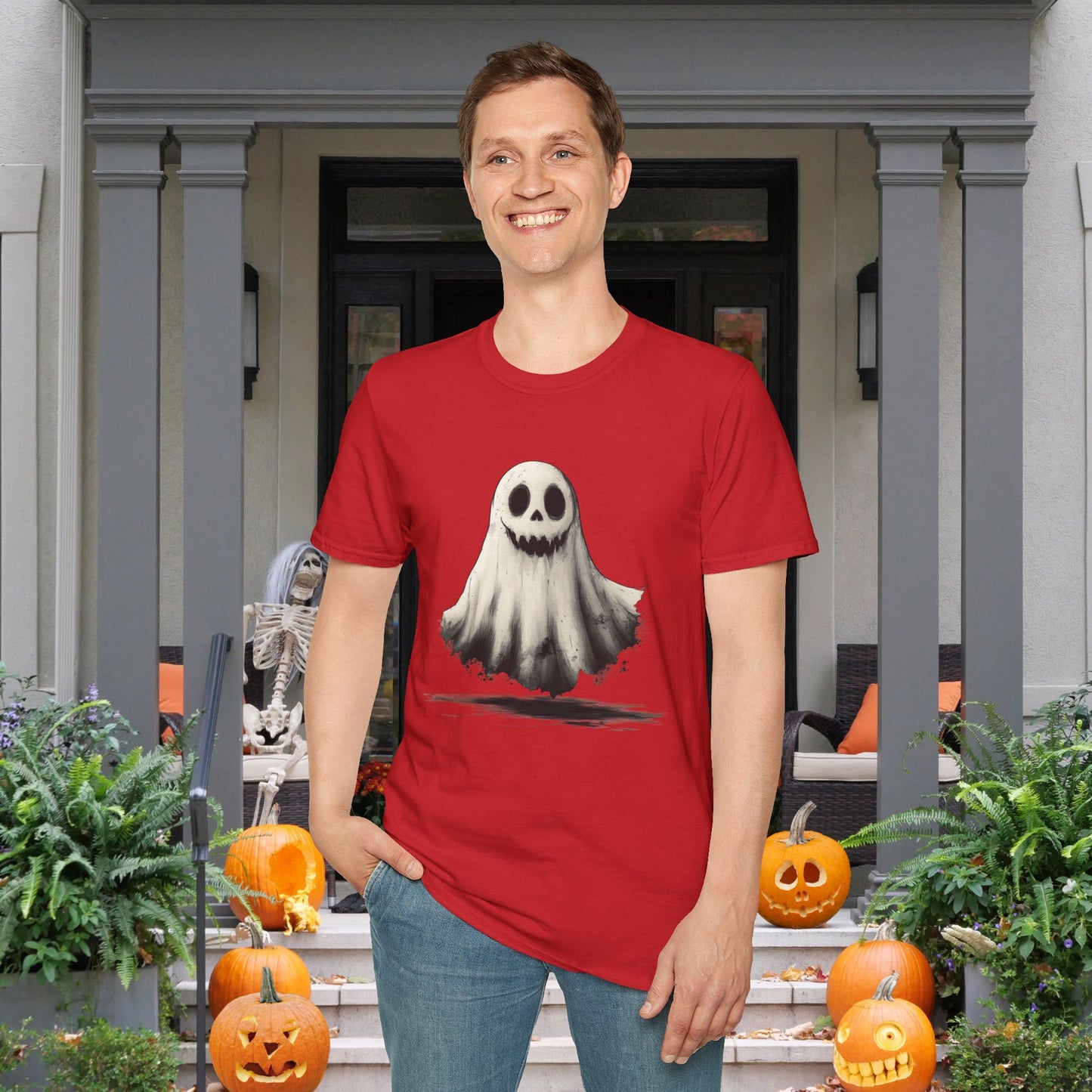 Cute Ghost Adult T-shirt
