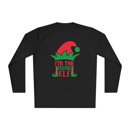 I'm The Festive Elf Adult Long Sleeve Tee