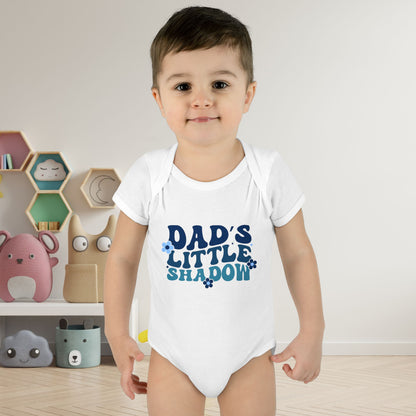 Dad's Little Shadow Infant Baby Rib Bodysuit