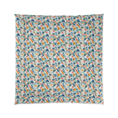 Watercolor Pebble Terrazzo Basic Bedding Set