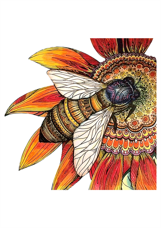Sunflower & Bee Wooden Puzzle Collection
