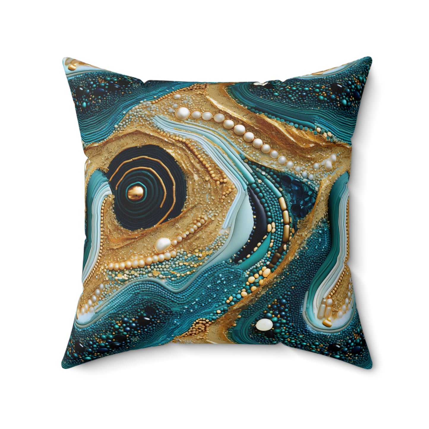 Gilded Ocean Veins Basic Bedding Set