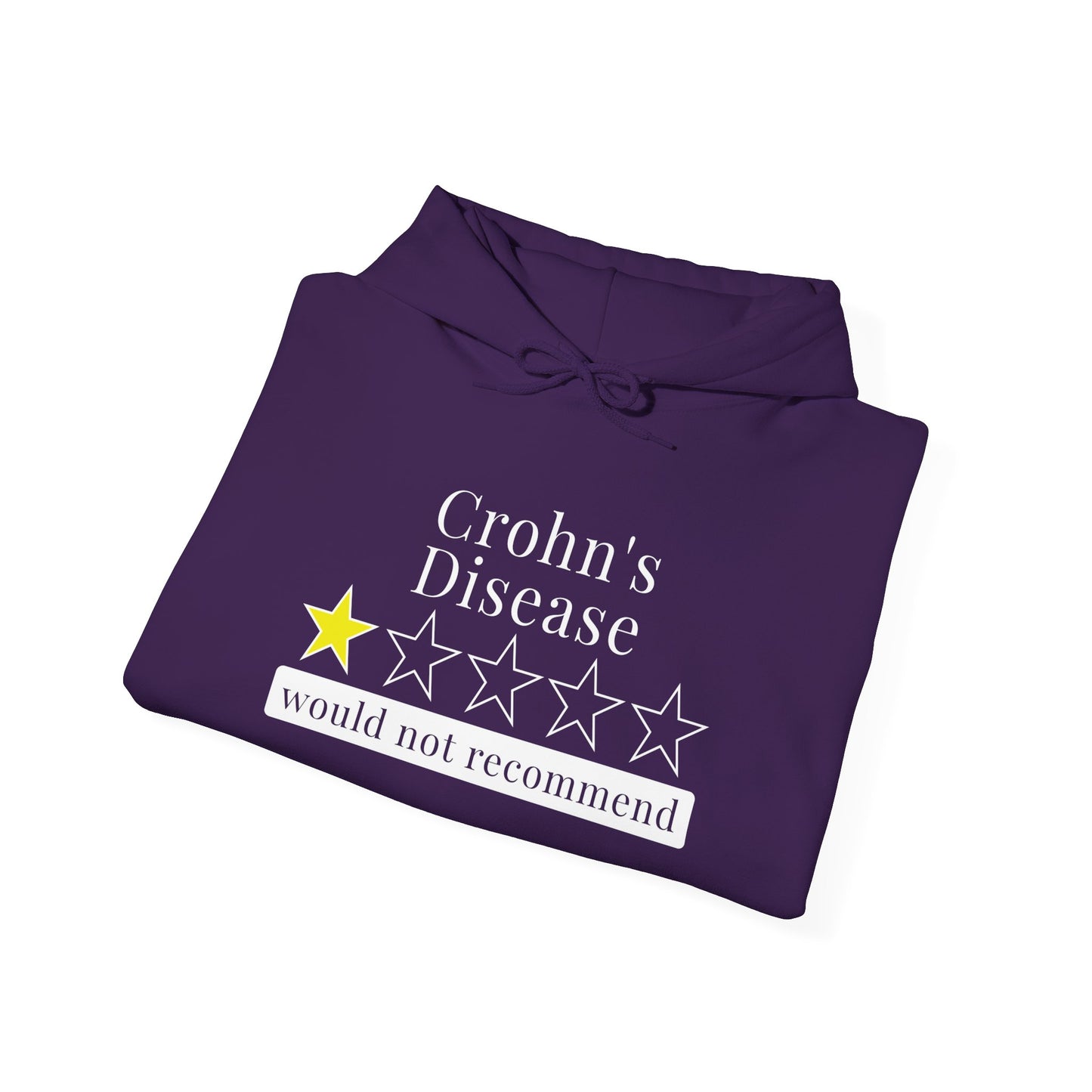 Crohn's Disease 1 Star Would Not Recommend Heavy Blend™ Hooded Sweatshirt