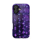 Purple Raindrops MagSafe® Compatible Tough Case for iPhone