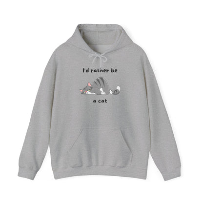 I'd Rather Be A Cat Heavy Blend™ Hooded Sweatshirt