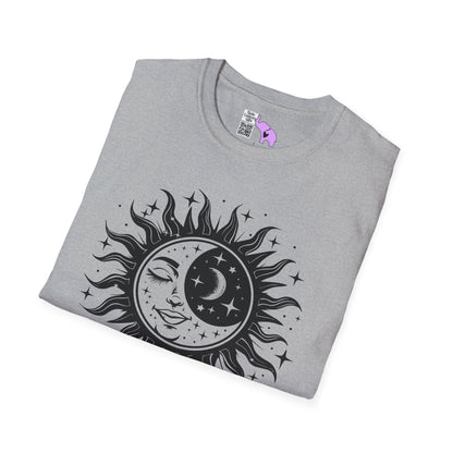 Celestial Sun/Moon Adult T-shirt