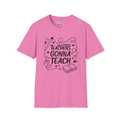 Teachers Gonna Teach Adult T-shirt