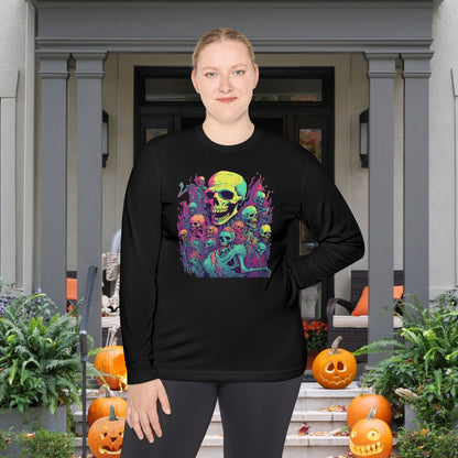 Skeleton Gathering Adult Long Sleeve Tee